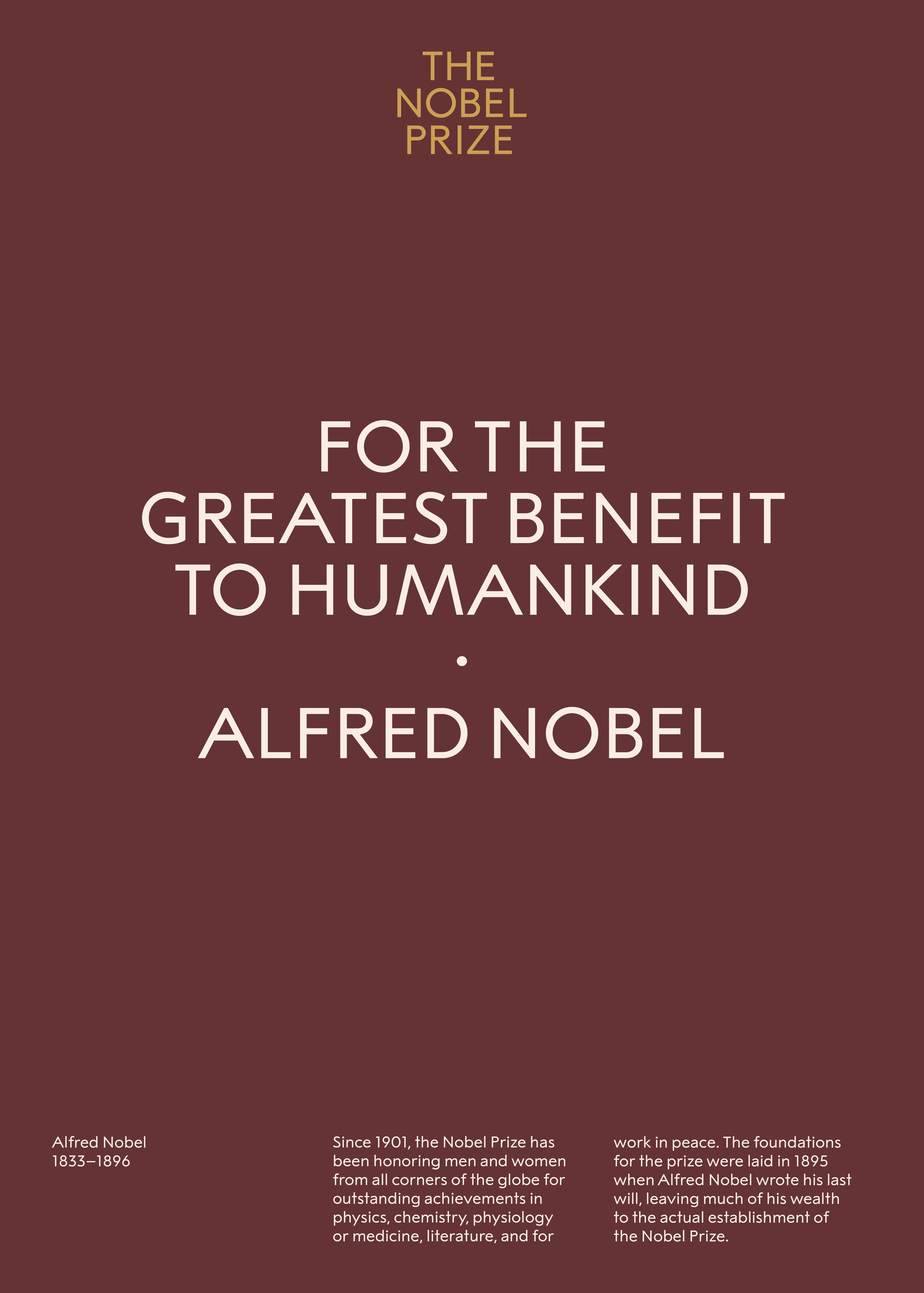 Nobel Prize typographic system